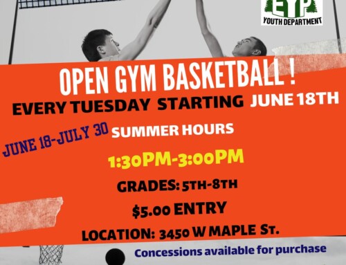 SUMMER OPEN GYM BASKETBALL SESSIONS!